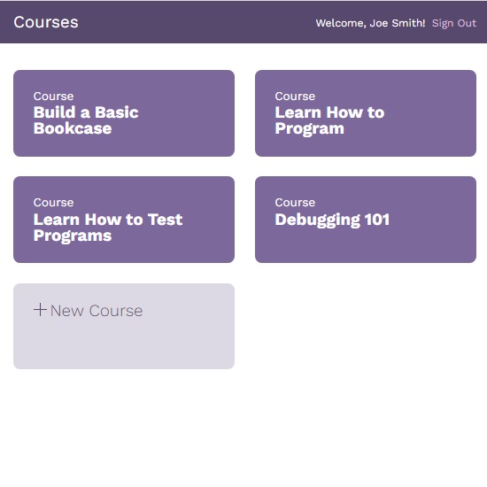 Thumbnail of Full stack app