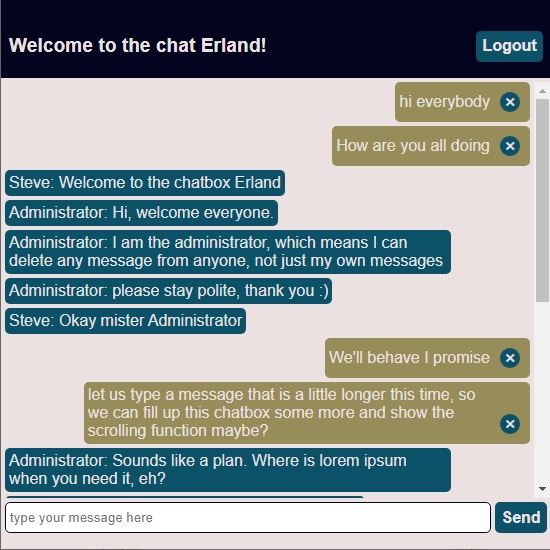 Thumbnail of Chatroom app