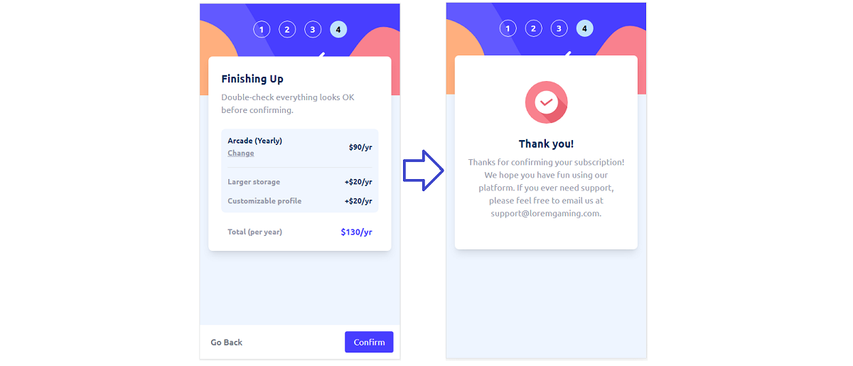 Image of Multi-step form
