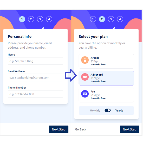 Thumbnail of Multi-step form